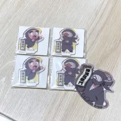 忍たま乱太郎 ステッカー、アクリルスタンド タソガレドキセット