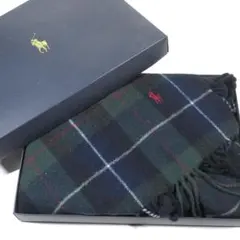 【q-079s/k】 ラルフローレン　ひざ掛け　タグ付き