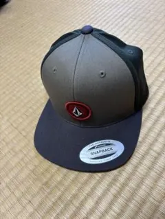Volcom スナップバックキャップ ブラウン/グリーン