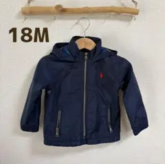 ラルフローレン ネイビー フード付きジャケット 18M〚値下げしました〛