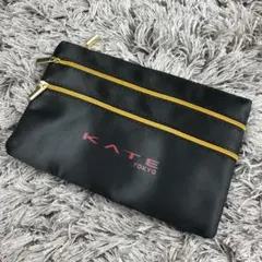 ほぼ未使用品 KATE ケイト ナイロンミニポーチ 化粧ポーチ