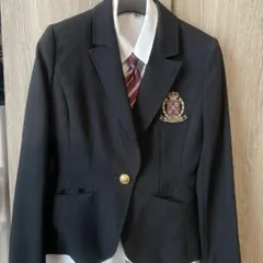 女児　160 黒　ブレザー　上下セット