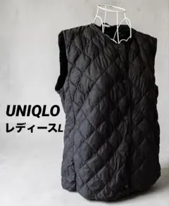 UNIQLOユニクロウルトラライトダウンインナーベスト　レディースLサイズのサムネイル