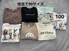 男の子　ロンT ７点セット　まとめ売り　90サイズ 100サイズ