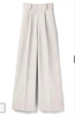 【GRL】センタープレスワイドタックロングパンツ[gm615]