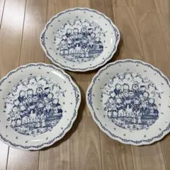 NIKKO FINE TABLEWARE 皿 3枚セット　テディベアのサムネイル