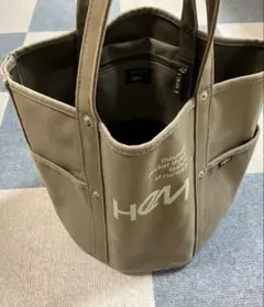 HeM ヘム アシェットトートバッグ ハンドバッグ グレー M キャンバス 帆布のサムネイル