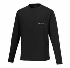 新品未開封　MIZUNO サッカー 長袖シャツ ブラック Mのサムネイル