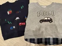 petit main POLO はたらく車　トレーナー　90サイズ