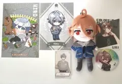 カラフルピーチ　ヒロさん　うりさん　ぬいぐるみ　缶バッジ　セット