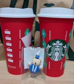 スターバックス ホリデー リユーザブルカップ べアリスタキャップ