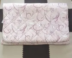 合繊５層敷きふとん　敷布団　シングルロング　洋風柄　日本製　綿１００％　ピンク