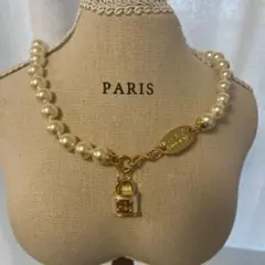 ヴィヴィアン パドロックパールチョーカー　ネックレス