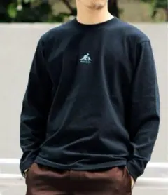 カンゴール EDIFICE417別注 ネイビー 親子ロゴ M