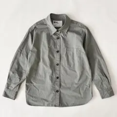 MHL ドライ　ポプリンコットンシャツ 長袖シャツ 2カーキ