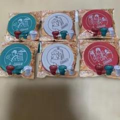 【非売品】Colemanコールマン 折りたたみカップ(全3種×各2)6点