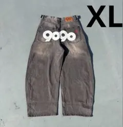 9090 OG Logo Painted Denim Pants