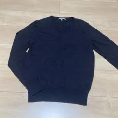 【新品】ユニクロ　エクストラファインメリノ　Vネックセーター　長袖　S