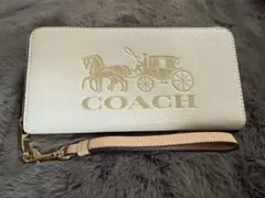 COACH ホワイト 長財布