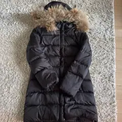 URBANRESEARCHフード付きロングダウンジャケット 黒