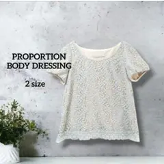 ag591）PROPORTION BODY DRESSING 総レーストップスのサムネイル