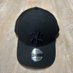 【サイズ調整可】New Era★NY 9Forty Cap ブラック×ブラック