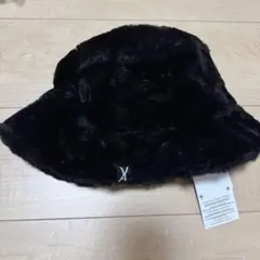 VARZAR ファーバケットハット　新品未使用　ブラック