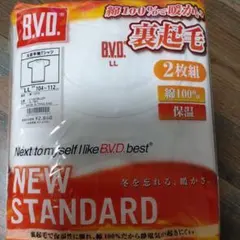 B.V.D. 裏起毛 丸首半袖Tシャツ LLサイズ 2枚組
