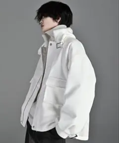 ADRER B-3 melton / boa flight jacket