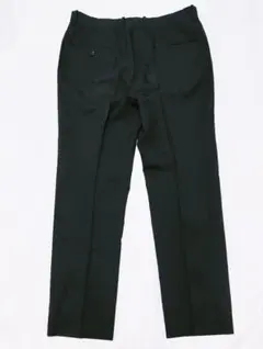 【P.S.FA】黒ストライプスラックスMサイズ　ビジネス・フォーマル