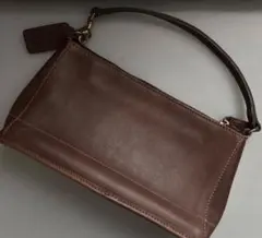 【レア】COACH オールドコーチハンドバッグ レザーアクセサリーポーチ9311