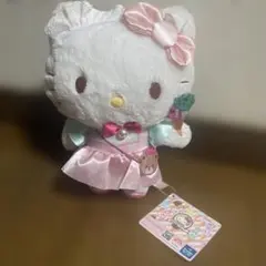 ハローキティ カラフルアイスクリームドレスBIGぬいぐるみ