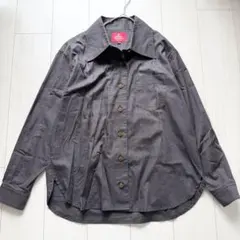 美品✨ヴィヴィアンウエストウッド 文字プリント長袖シャツ ビッグ 