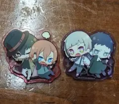 文スト　旧双黒　双黒　クリアクリップバッジ