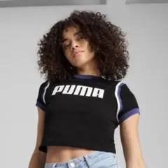 今期 PUMA プーマ クロップド Tシャツ トップス