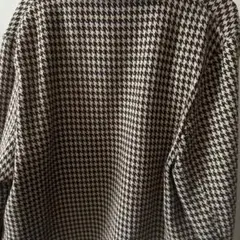 ハウンドトゥースパターンジャケット