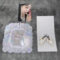 TWICE ダヒョン　カードホルダー、チャーム、トレカセット