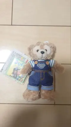 ダッフィー デニムぬいぐるみチャーム　バッジ2016　ディズニー