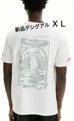 新品♡デシグアルコットン100%TシャツXL メンズXL