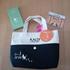 KALDI ネコの日バッグ2025　ティートレー＆カレンダー付