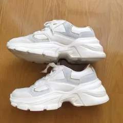 ZARA ホワイト スニーカー 38