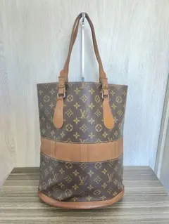 ルイヴィトン　トートバッグ　バケットGM モノグラム　USA限定　レザー