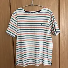 PORTLAND ボーダー 半袖 Tシャツ アンカー刺繍のサムネイル