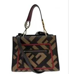【美品】Fendi フェンディ ラナウェイ ショルダー バッグ 2wayズッカ柄