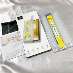 iPhone 12ガラスフィルム 強化 液晶 保護 フィルム ガイド枠付き