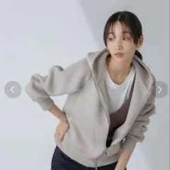 ★ NANO universe★WEB限定 テックダンボールダブルジップパーカー