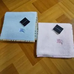 バーバリータオルハンカチ2枚