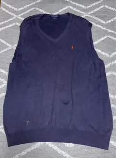 POLO RALPH LAUREN ニットベスト　ビッグシルエット