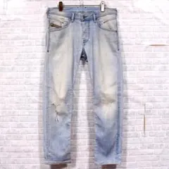 DIESEL BELTHER デニムパンツ ディーゼル W31 ダメージ加工