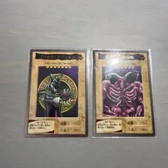 絶版品】遊戯王 バンダイ版 ブラックマジシャン 暗黒騎士ガイア
